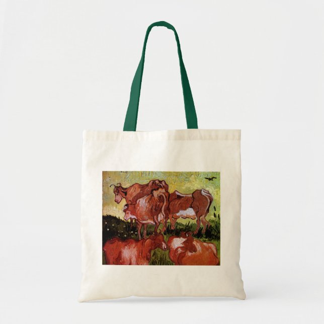 Tote Bag Vaches (d'après Jordaens) par Vincent van Gogh (Devant)