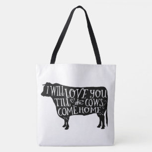 Tote Bag Vaches et porcs à ferme