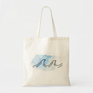 Tote Bag Vague d'aquarelle