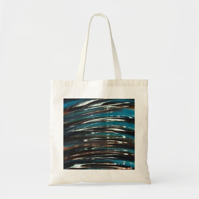 Tote Bag Vague de grunge graphique (Devant)