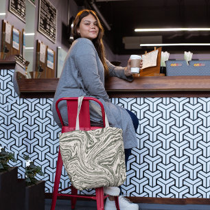 Tote Bag vagues Abstraites