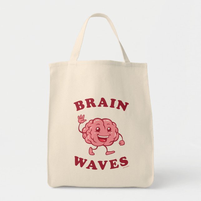 Tote Bag Vagues cérébrales (Devant)