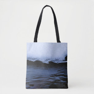 TOTE BAG VAGUES D'EAU SUR LA RIVE