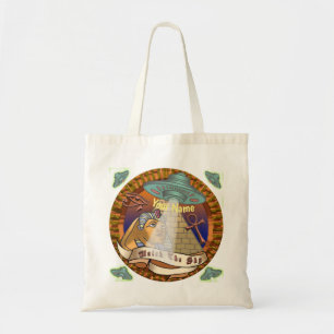 Tote Bag Vaisseau Spatial Alien Pyramides
