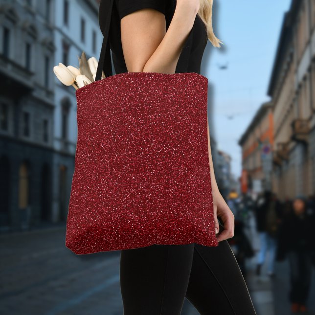 Tote Bag Valentine Classique Tendance Rouge Pailleté (Créateur téléchargé)