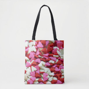 Tote Bag Valentine Hearts
