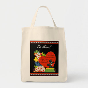 Tote Bag Valentine Ne badine pas Terrier Ecossais