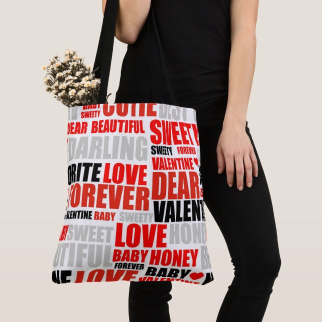Tote Bag Valentines Day (De près)