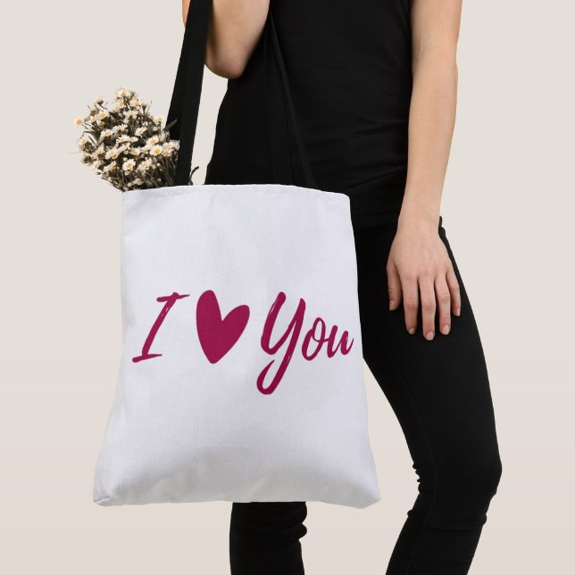 Tote Bag Valentines Day (De près)