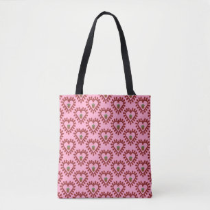 Tote Bag Valentines Jour Amour Coeur Acorn Motif