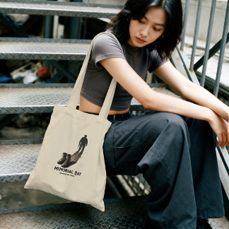 Tote Bag Valeur Silencieuse – Hommage de la Journée du Souv