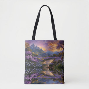 Tote Bag Vallée de la Lavender à Dawn