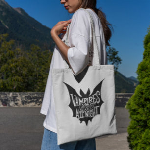 Tote Bag Vampires Party toute la nuit Halloween