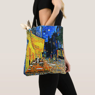 Tote Bag Van Gogh - Cafe Terrasse, célèbre peinture