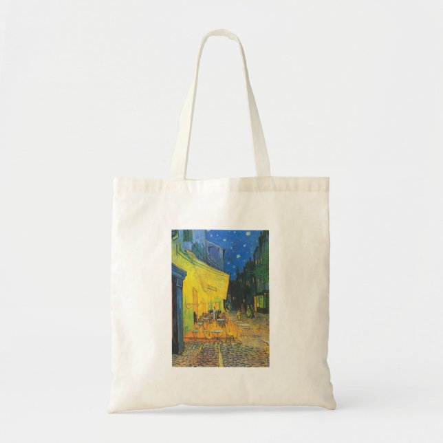 Tote Bag Van Gogh Café Terrasse Rue Française Scène (Devant)