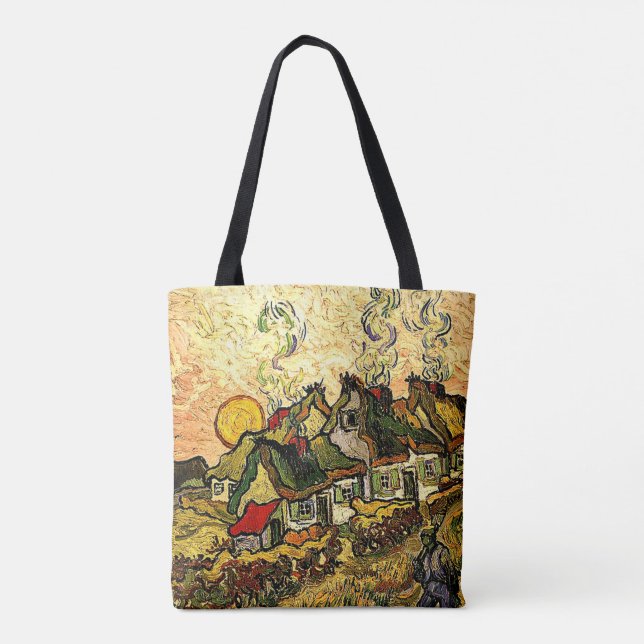 Tote Bag Van Gogh - Chalets au soleil (Dos)