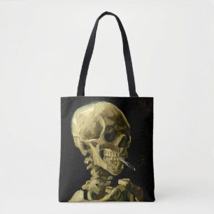 Tote Bag Van Gogh Fumer du squelette