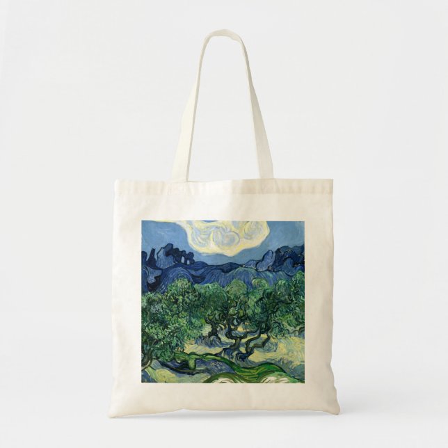 Tote Bag Van Gogh La peinture paysagère des oliviers (Devant)