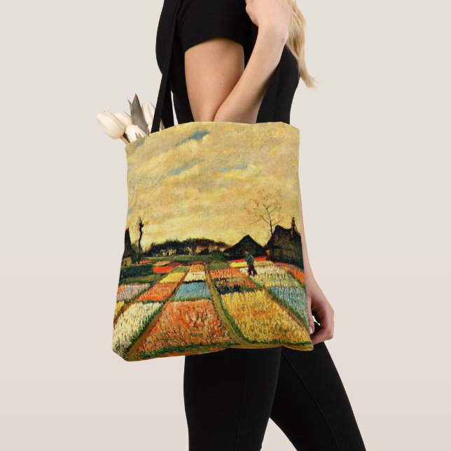 Tote Bag Van Gogh - Lits à fleurs en Hollande (De près)