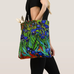 Tote Bag Van Gogh peinture, Irises,