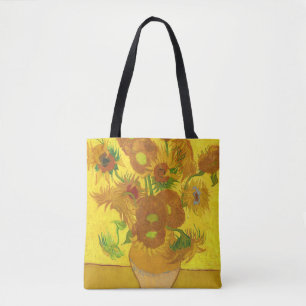 Tote Bag Van Gogh Quinze Tournesols Dans Un Vase Art