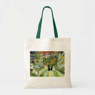 Tote Bag Van Gogh Village Street et Steps Auvers, Figures