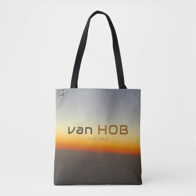Tote Bag Van HEBK , sac, fan, let it sink (Devant)