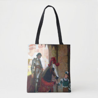 Tote Bag Vanquished, by Edmund Blair Leighton