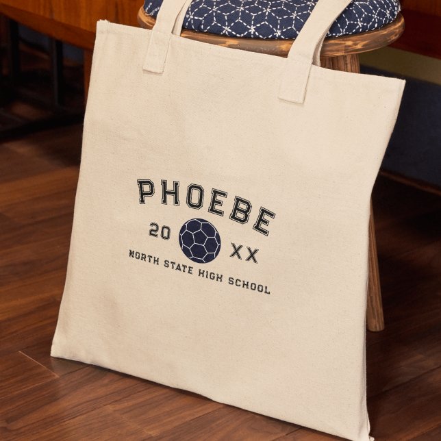 Tote Bag Varsity Letter Sports Graduation Custom Athlete (Celebrate your athlete in the family with this Varsity Letter Sports Graduation Custom Athlete Tote!)