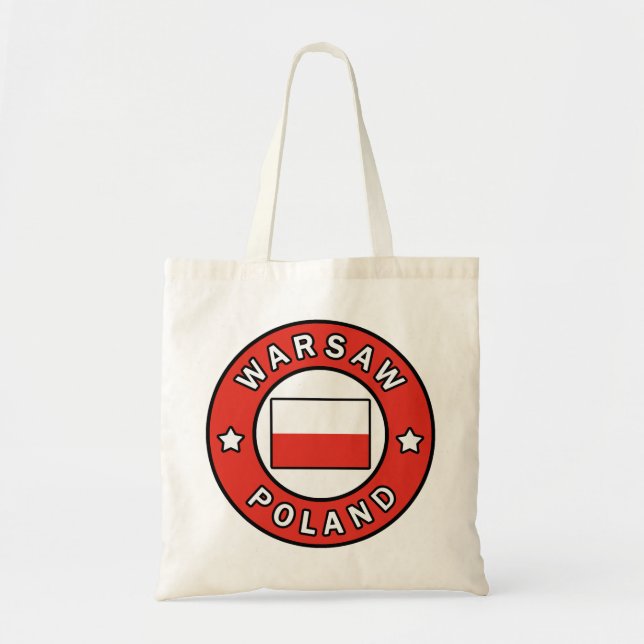 Tote Bag Varsovie Pologne (Devant)