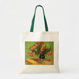 Tote Bag Vase aux Oleanders et livres par Vincent van Gogh
