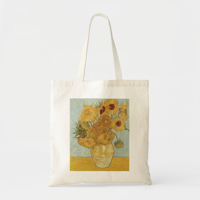 Tote Bag Vase avec douze tournesols par Van Gogh (Devant)