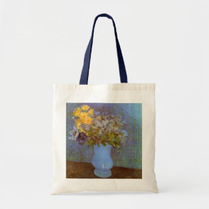 Tote Bag Vase avec Lilacs et marguerites par Vincent van Go