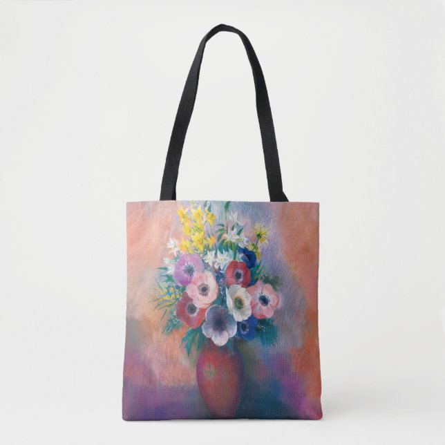 Tote Bag Vase D’anémones | Odilon Redon (Devant)