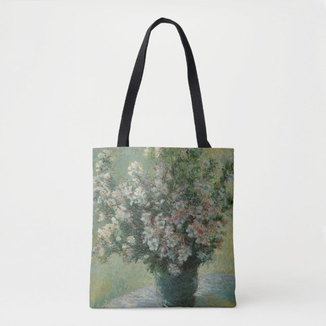 Tote Bag Vase de fleurs par Claude Monet (Devant)