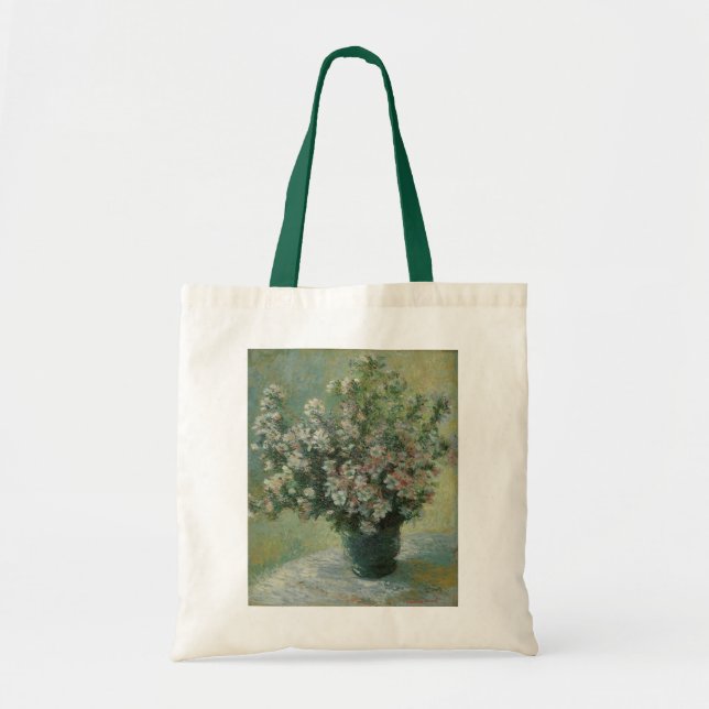 Tote Bag Vase de fleurs par Claude Monet (Devant)