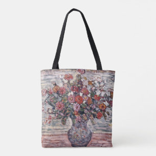 Tote Bag Vase de fleurs, Zinnias par Maurice Prendergast