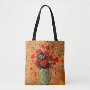 Tote Bag Vase de pavots par Odilon Redon