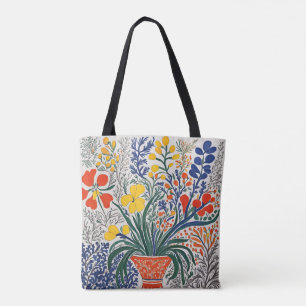 Tote Bag Vase et fleurs sauvages