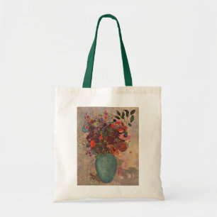 Tote Bag Vase turc par Odilon Redon, Art floral vintage