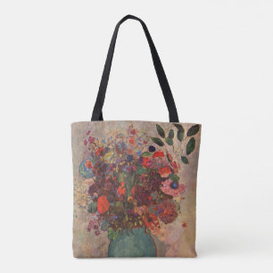 Tote Bag Vase turc par Odilon Redon, Fleurs de style vintag