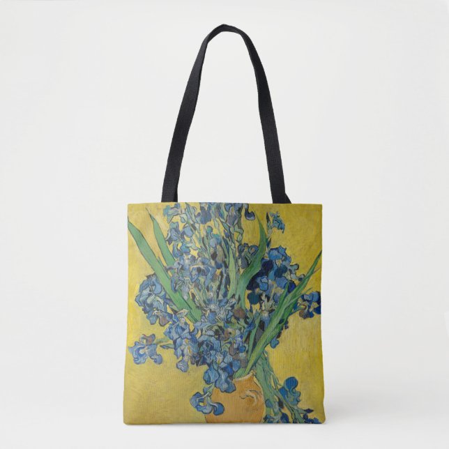 Tote Bag Vase Van Gogh avec Iris Classic Impressionnisme (Devant)