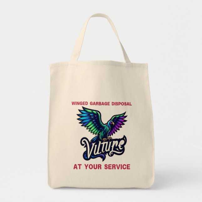 Tote Bag Vautour, symbole de résilience et de renouveau (Devant)