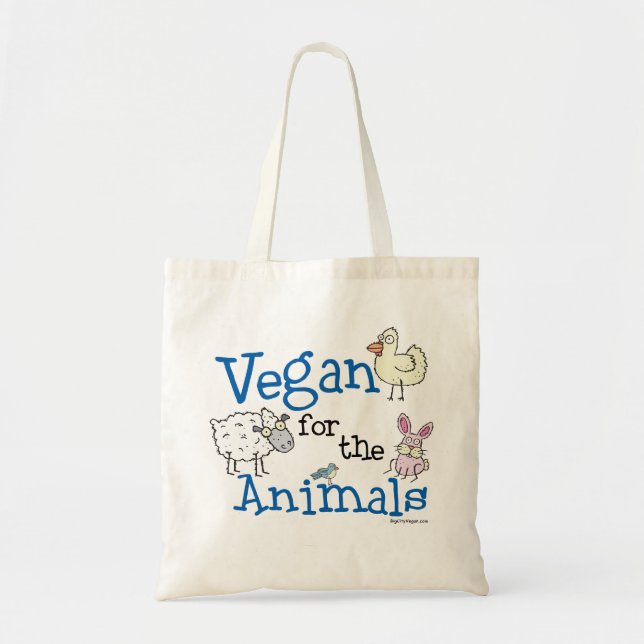 Tote Bag Vegan pour les animaux (Devant)