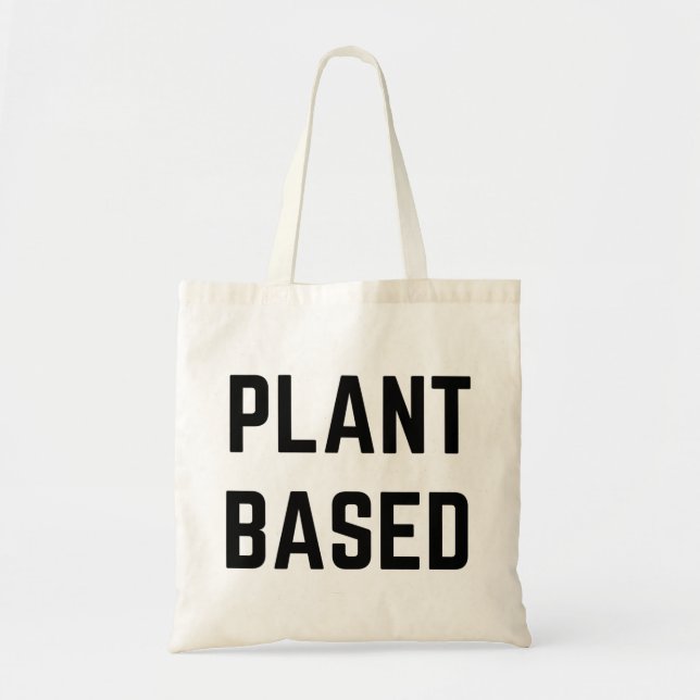Tote Bag Végétalien à base de plantes (Devant)