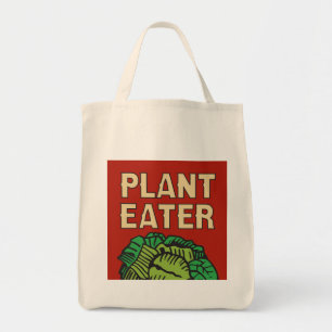 Tote Bag Végétalien végétarien de mangeur de plante ré