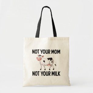 Tote Bag Végétan amusant, vaches végétariennes / Citation d