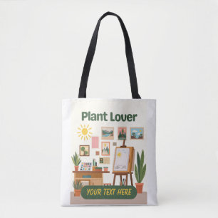 Tote Bag Végétation personnalisée et conception d'espace de