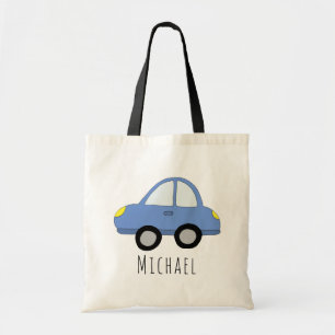 Tote Bag Véhicule et nom de la voiture de bébé mignonne