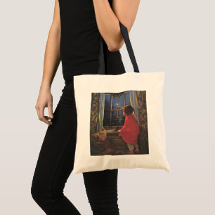 Tote Bag Veille de Noël vintage par Jessie Willcox Smith